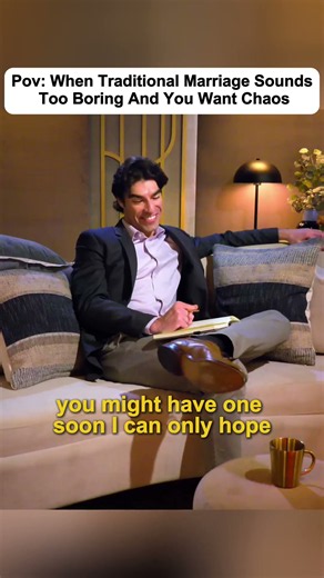 Realizing traditional marriage is boring and choose chaos on Netflix on Love is Blind #loveisblind