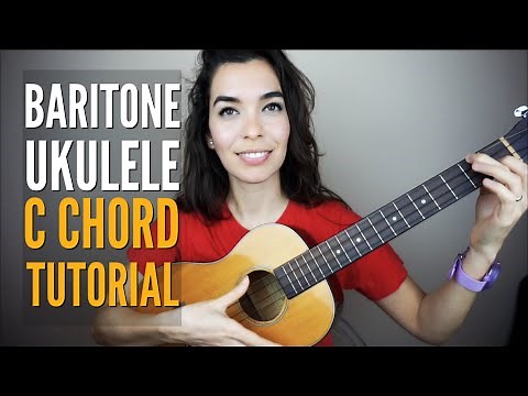 Baritone Ukulele C Chord EASY Tutorial for Beginners
