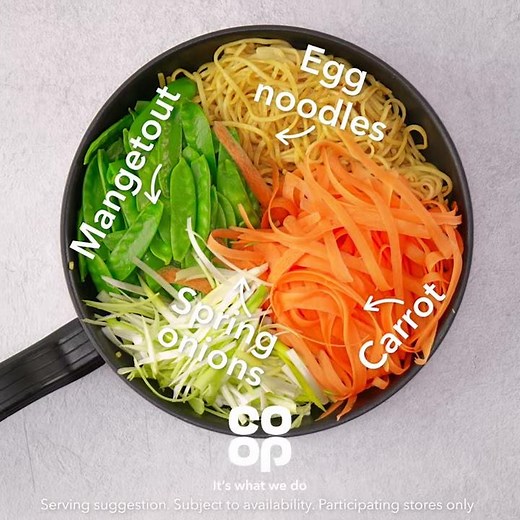 Co-op | Sticky chicken noodle salad