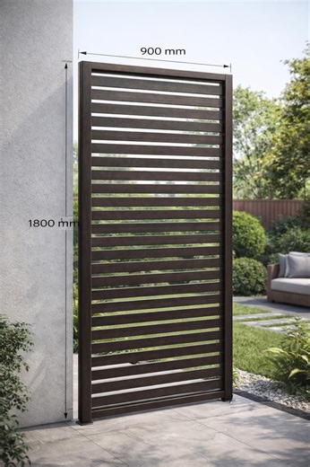 Privacy Screen Panel Plans PDF | DIY Wooden Outdoor Privacy Wall - Etsy