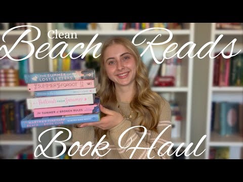 Clean Beach Reads Book Haul 🌊 Summer Books: Romance, Historical Fiction & Mystery