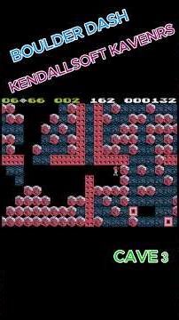 Boulder Dash. Kendallsoft Kaverns. Cave 3