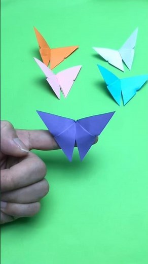 How to Make a Cute Origami Butterfly | Easy Paper Folding Tutorial #origami #origamibutterfly