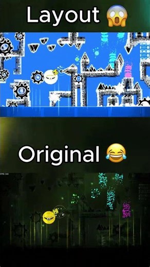 HELIOPOLIS: Layout vs Original 😱 | Geometry Dash 2.2 #shorts