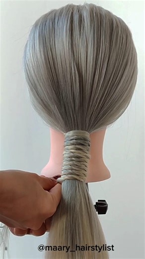 Easy Ponytail Hairstyle for Beginners _ Quick Hair Tutorial #ponytail #easyhairstyle