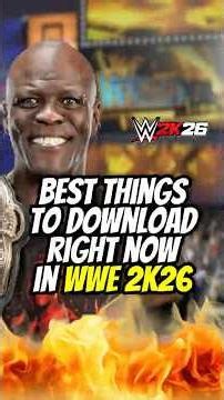 The BEST Things to Download Right Now in WWE 2K26! #wwe2k26 #wwe #gaming