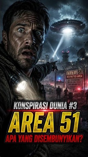 KONSPIRASI DUNIA #3 | Area 51: Rahasia Paling Dijaga di Dunia (Alien Benarkah Ada?)