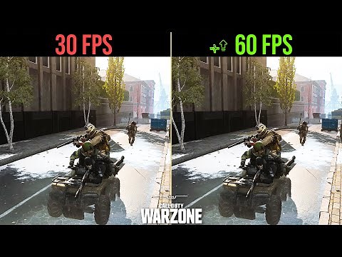 Call of Duty: Warzone 30 FPS vs. 60 FPS 1440p Gameplay Video