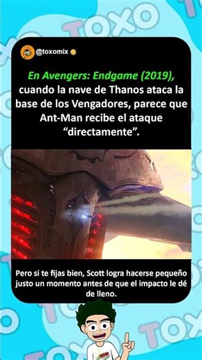 Nadie Notó este DETALLE en Avengers: Endgame (2019) #curiosidades