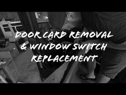 Removing your C7 Door Card & Replacing the Master Window Switch