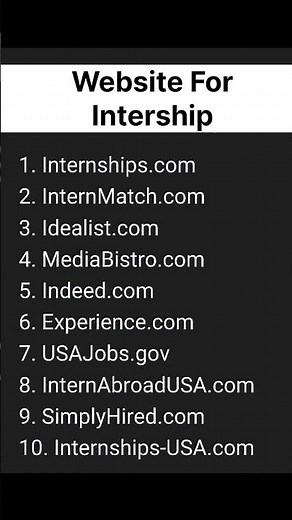 Best Website For Internship