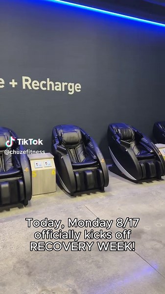 Chuze Recovery Week Aug 17–23: Relax with Select Recovery Amenities