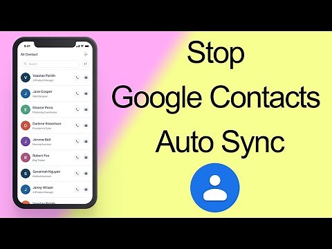 Turn Off Google Contacts Auto Sync on Android