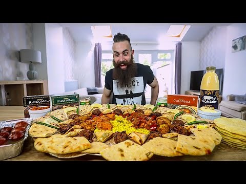 THE ULTIMATE INDIAN BANQUET CHALLENGE | 12,000 CALORIES | BeardMeatsFood