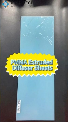 ✨ PMMA Extruded Diffuser Sheets: 60%-80% Transmittance.