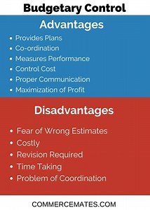 Budgetary control | Meaning | Advantages | Disadvantages