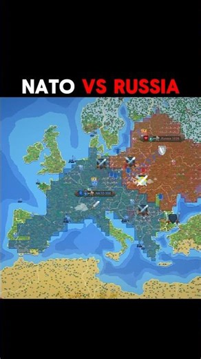 NATO Vs Russia 🇷🇺 #worldbox #minecraft #geography #mapping #shorts