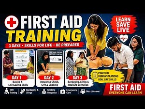 FIRST AID TRAINING | 3 Days of Life-Saving Skills, CPR, Choking & Emergency Response