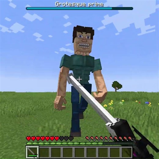 grotesque steve mod in minecraft