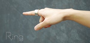 A ring that lets you control your smartphone with 3D gestures