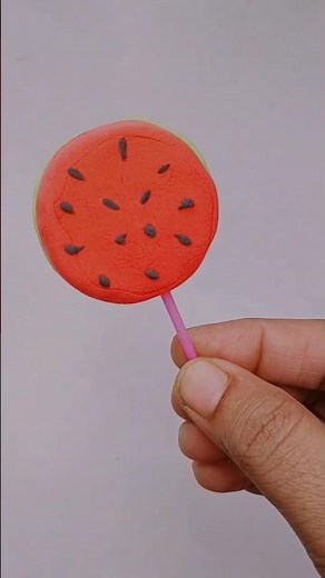 How To Make Clay Lolipop #creativeclayideas #art #miniature #minifood #clay