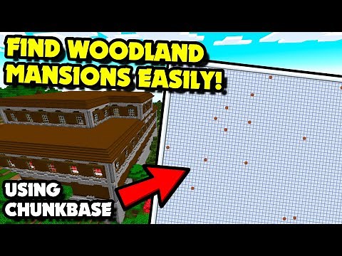 How to Find a WOODLAND MANSION VERY EASILY Using Chunkbase! | Minecraft 1.19+ Java & Bedrock