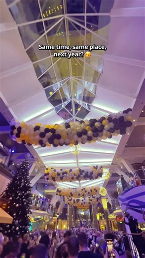 Royal Caribbean on Instagram: "We’ll take a balloon drop over a ball drop any day. 🎈⁣ ⁣ 📍Symphony of the Seas, sailing from Miami, FL"