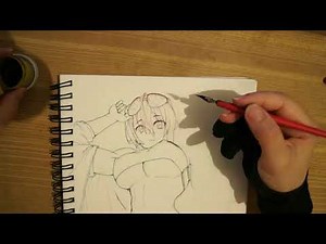 How to draw Anime Girl - Speed Pencil Drawing #3 (Anime Drawing Tutorial speed art)