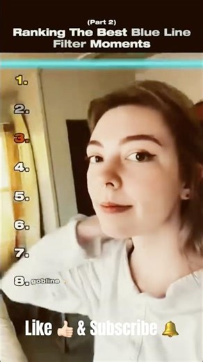 Top Blue Line Filter Moments (2)You Can’t Ignore 💀#viral #billieeilish #shorts #funny #ranking