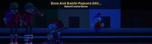 Dave And Bambi Popcorn Edition Revived [CANCELLED] Mod for Friday Night Funkin' | FNF Mods