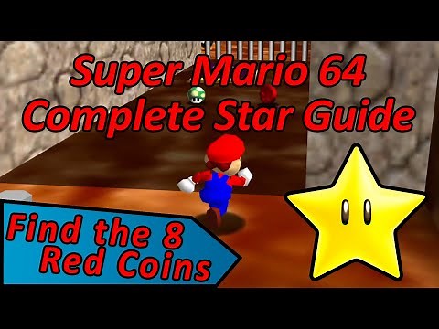 Find the 8 Red Coins (Bob-omb Battlefield) - Super Mario 64 Complete Star Guide