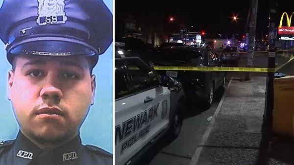 14-year-old charged after officer killed, another critically hurt in shootout in Newark, New Jersey
