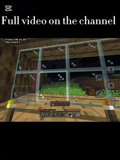 Don’t go outside don’t cry mod Minecraft bedrock #minecraftshorts