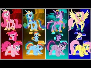 Princess Rainbow dash - Pinkie Pie - Twilight Spriakl - Fluttershy Song Tileshopedmrush Gameplay