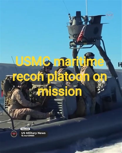 USMC Maritime recon Platoon on mission #force#usmc#military #