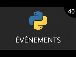 Python #40 - événements