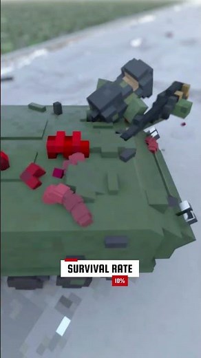 This mine explodes anyone who steps on it ! | Teardown Military Sim