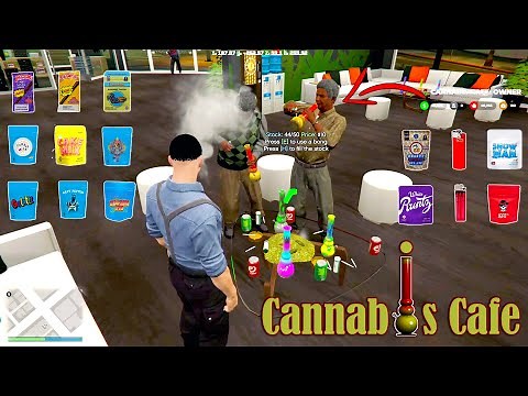 FIVEM CANNABIS CAFE SCRIPT + FARMING + JOB + SHOP | ESX FRAMEWORK