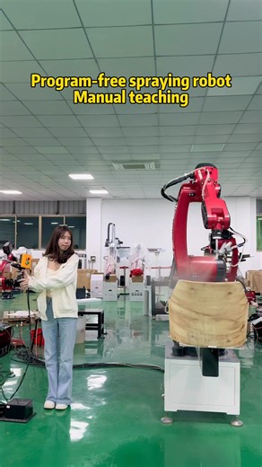 1.6K views | Programming-free spray robot. #spraying #industrialrobot #sixaxisrobot #robotics | Borunte robot-coco | Facebook