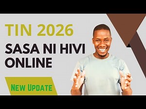 Jinsi ya Kuomba TIN Namba online 2026 Kupitia Mfumo Mpya wa TRA 🇹🇿