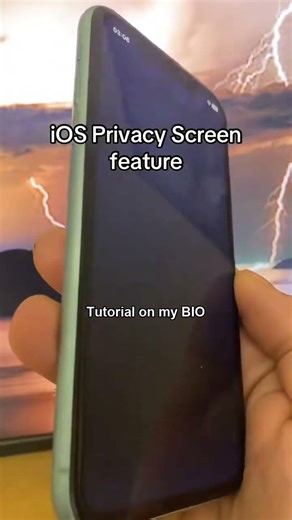 Privacy screen update on iPhone? 😍 #ios26 #privacyscreen #samsungs26ultra