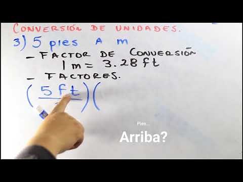 Convertir PIES a METROS | ft a m FÁCIL|