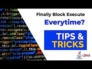 Does Finally Block Always Execute? | Java Tips And Tricks