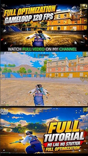 Gameloop 120FPS No Lag No Stutter 🔥 #Shorts