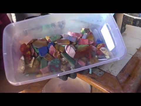 Lapidary Time!!! Shaping and preforming stones for the tumbler pt1