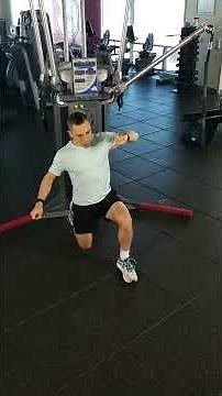 1/2 Kneeling Chop & Lift Exercise - Cable Resisted Chop Exercise