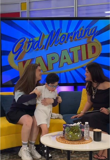 It was Alonzo's first TV appearance, and he did great! I have to admit, I got a bit distracted while answering because he was being so playful and moving around, but overall, he was amazing. A big thank you to Good Morning Kapatid for this wonderful opportunity. I’m truly happy that I was able to share my experiences and challenges as a single mom. It was also an important moment to raise awareness about cerebral palsy. Also Momma @dimplesromana I missed you! Thank you again for this opportunity