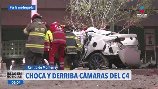 Madrugada MTY: ebrio vuelca su auto en MTY | Noticias MTY primera emisión