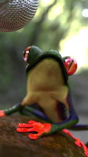 Techno frog #techno #frog #froggy #3danimation