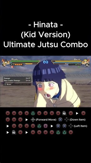 Hinata(Kid Version) Ultimate Jutsu Combo